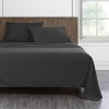 Dreamguard 4pc California King 1200 Thread Count Hypoallergenic Moisture-Wicking Sheet Set Gray - 2 of 4
