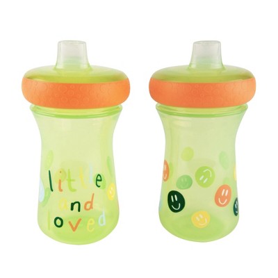 The First Years Baby Shark 9oz Hard Spout Portable Sippy Bin Cup