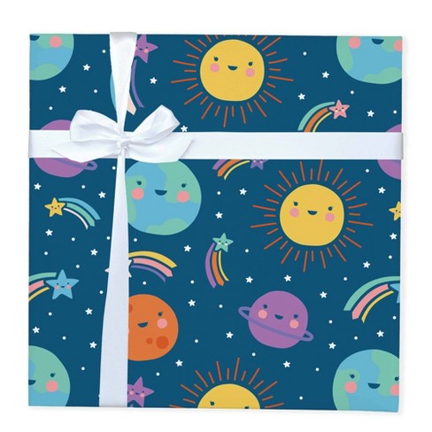 Geo Shapes Gift Wrap No. 16 Colorful Gift Wrap Art Deco Gift -    Colorful gift wrapping, Colorful gifts, Eco friendly gift wrapping