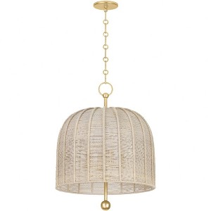 Troy Lighting Lonnie 4 - Light Pendant in  Vintage Gold Leaf - 1 of 1