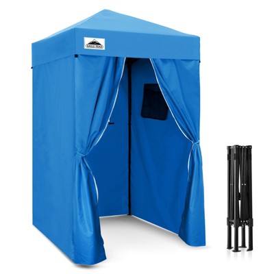 EAGLE PEAK 4x4 Pop Up Canopy, Flex Ultra Compact Portable Privacy Changing Room Photoshoots