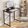 Lyngins Versatile Computer Desk, Modern Office Desk & Gaming Desk for Home Office & Dorm, Work Table/Writing Desk with X-Shaped Reinforcement - 2 of 3