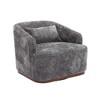 NicBex 360 Degree Accent Swivel Chair Barrel Chair Round Comfy Chair Sofa Chair Leisure Armchair for Living Room, Reading Room - 3 of 4