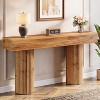 Tribesigns Farmhouse Console Table, 63-Inch Long Wooden Entryway Table Behind The Couch - 2 of 4