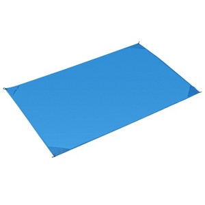 iMountek"Portable Beach Blanket 4.6’x6.6’ Waterproof Foldable Sandproof Mat for Camping, Picnic & Travel"Blue - 1 of 4