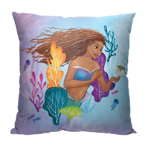 Disney Little Mermaid Fish Friends Throw Pillow 18x18 Inches - 1 of 2