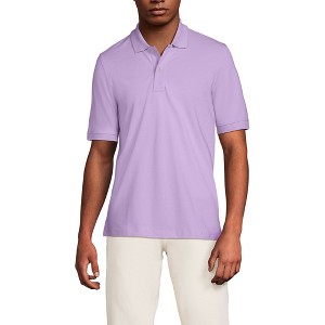 Lands' End Men's Short Sleeve Comfort-First Mesh Polo Shirt - 1 of 4