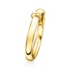 Ross-Simons Italian 10kt Yellow Gold Diamond-Cut Ring - 3 of 4