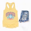 Simply Sage Market Summer Vibes Peace Happy Face Racerback Tank - 4 of 4