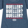 - Ferris Bueller's Day Off - Bueller Bueller Bueller Graphic Short Sleeve Fleece Dress - 2 of 4