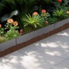 VEVOR Steel Landscape Edging, 5 Packs 39 x 4 in Rust-Resistant Metal Landscape Edging, Bendable Garden Edging Border, Heavy Duty Lawn Edging, Gray - 2 of 4