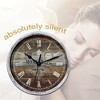 Aoibox Classic Silent Desk Clock Non-Ticking Decor Wall Clock Easy to Read for Kitchen Bathroom Office Home Decor - 2 of 4