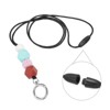 Unique Bargains Wear-resistant ID Card Silicone Beaded Lanyards with Buckle Clips - 3 of 4