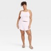 Women's Pointelle Tank Top & Shorts Pajama Set - Colsie™ - 2 of 3