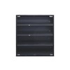 DOMETOUR RGB LED Shoe Storage Box, Wooden Stackable with Glass Door, Shoe Display Case for Sneakers (4 Tier-1) - 4 of 4