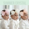 Summer Crystal – Organza Cloud Bow Baby Headband - 1 Pack - 2 of 4