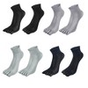 Unique Bargains Half Finger Five Toe Socks 3 Pairs - 4 of 4