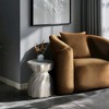 Meridian Furniture,Caserta Marble Finish Concrete End Table - 2 of 4