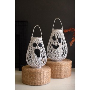Halloween Willow Ghost Lanterns – Set of 2 – 29.6 Inch By Kalalou - 1 of 4