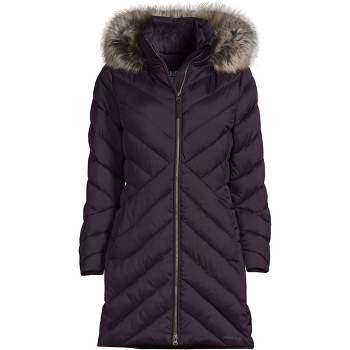 Lands' End Women's Insulated Cozy Fleece Lined Winter Coat - X-small -  Black : Target