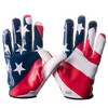 Battle Sports Youth "USA Flag" Chameleon Receiver Football Glove - Red/White/Blue - 2 of 2