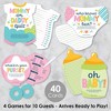 Big Dot of Happiness Colorful Baby Shower - 4 Baby Shower Games - 10 Cards Each - Gamerific Bundle - 2 of 4