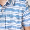 Hope & Henry Boys' Linen Short Sleeve Button Down Shirt, Kids - 4 of 4
