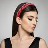 Unique Bargains Women's Bling Rhinestone Headband 0.79 Inch Wide 1 Pc - 3 of 4