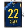 Trends International WNBA Indiana Fever - Caitlin Clark Jersey Framed Wall Poster Prints - 3 of 4