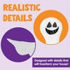 Joyfy 2Pcs 53" Halloween Bendable Tree Wrap Ghost, Smiling Ghost Hanging Decor Party Supplies for Tree, Porch, Yard, Lawn Outdoor - 3 of 4