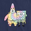 Women's - SpongeBob SquarePants - SpongeBob & Patrick Tie Dye Short Sleeve Graphic T-Shirt - 2 of 4
