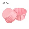 Unique Bargains Paper Grease Resistant Heat Resistant Non Stick Baking Cups Standard Size 3.5oz - 3 of 4