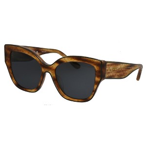 Tory Burch TY 7184U 192887 Womens Butterfly Sunglasses Honey Wood w/Olive Piping 54mm - 1 of 4