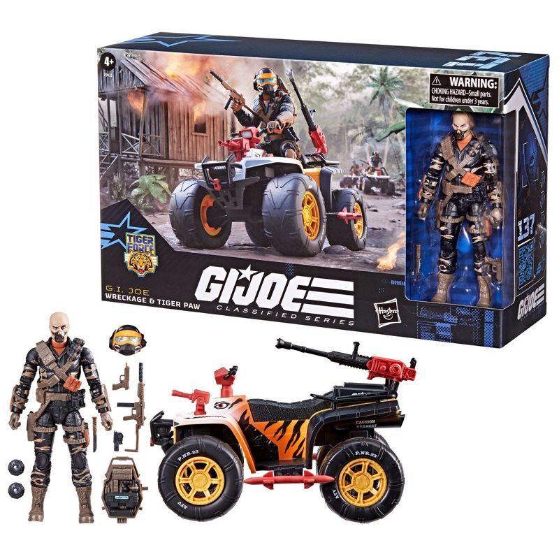 G.I. Joe Classified Series Tiger Force Wreckage Action Figure and Tiger Paw ATV (Target Exclusive), 4 of 16