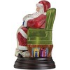 Old World Christmas Blown Glass Lighted Holiday Figurine, Santa Checking His List - 3 of 3