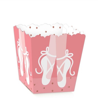 Big Dot of Happiness Tutu Cute Ballerina - Party Mini Favor Boxes - Ballet Birthday Party or Baby Shower Treat Candy Boxes - Set of 12