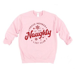 Simply Sage Market Women's Graphic Sweatshirt Proud Member Naughty Club - 1 of 4