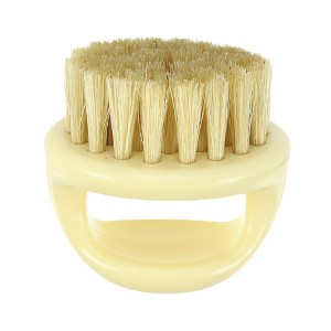 Unique Bargains Men's Portable Bristles Face Beard Mini Brush 1 Pc - 1 of 4