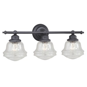 VAXCEL Huntley Bronze Farmhouse Schoolhouse Bathroom Vanity Fixture - 1 of 4