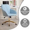 NicBex Adjustable Office Chair with Wheels,Modern Ergonomic Computer Chair,Swivel Velvet Upholstered Desk Chair for Adult, Student - 4 of 4