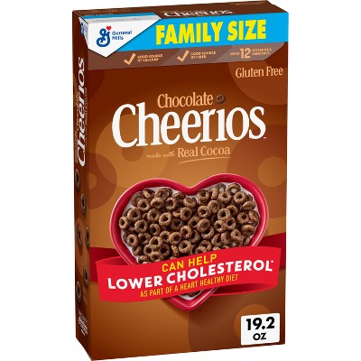 General Mills Family Size Chocolate Cheerios Cereal - 19.2oz