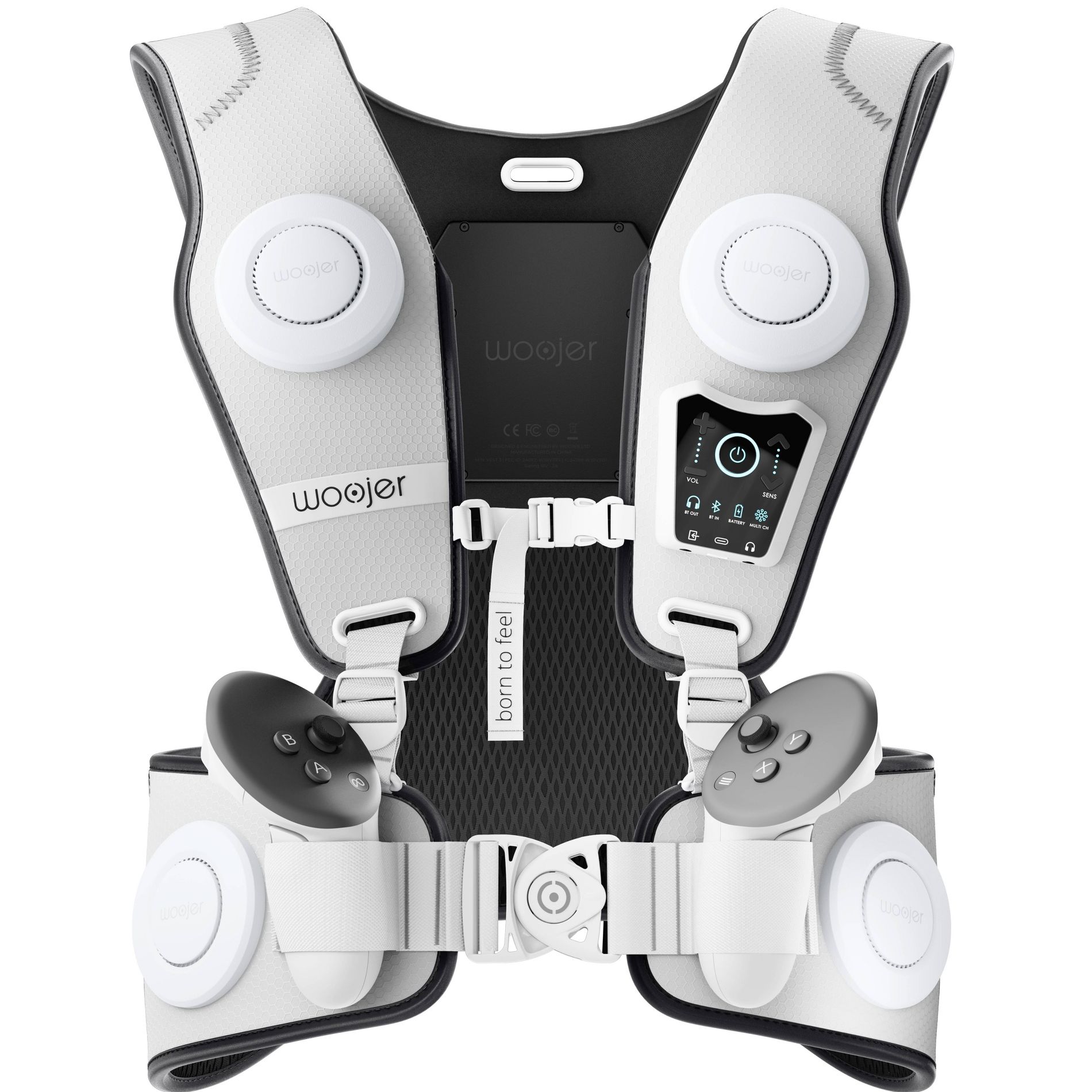 Woojer Made for Meta High-Fidelity Haptic Vest 3: Gaming VR Sensor for PS5 & Xbox