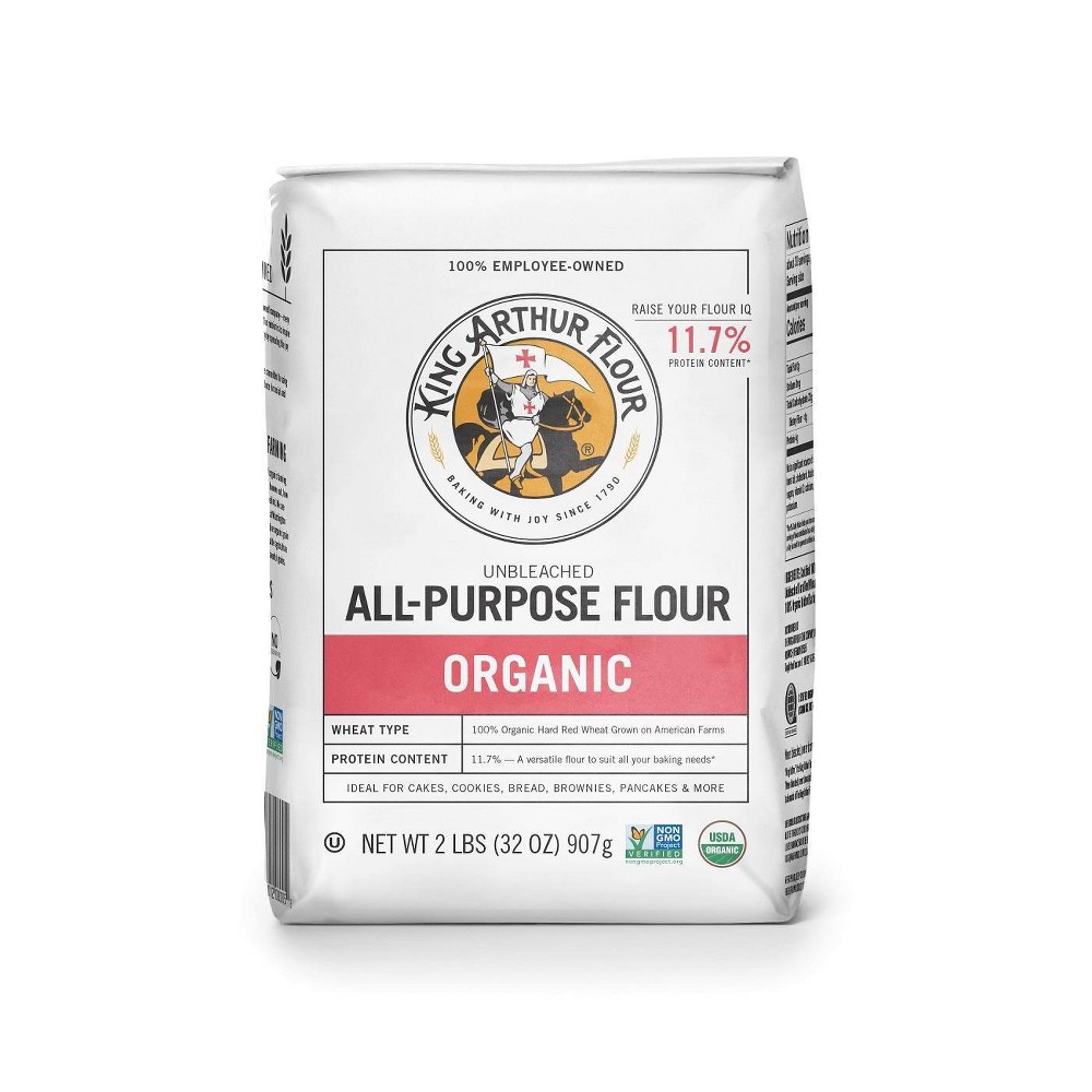 UPC 071012080052 product image for King Arthur Organic Unbleached All Purpose Flour - 2lbs | upcitemdb.com