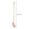 Unique Bargains Heart Bow Water Cup Pendant 1 Pc - 2 of 4