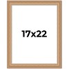 PosterPalooza | Weathered Yellow Picture Frame - UV Acrylic, Foam Board Backing, Hanging Hardware - 2 of 4