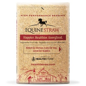 HealthiStraw EquineStraw All-Natural, Clean Straw Horse Bedding, 3 cu ft (Covers 10 to 12 cu ft) - 1 of 4