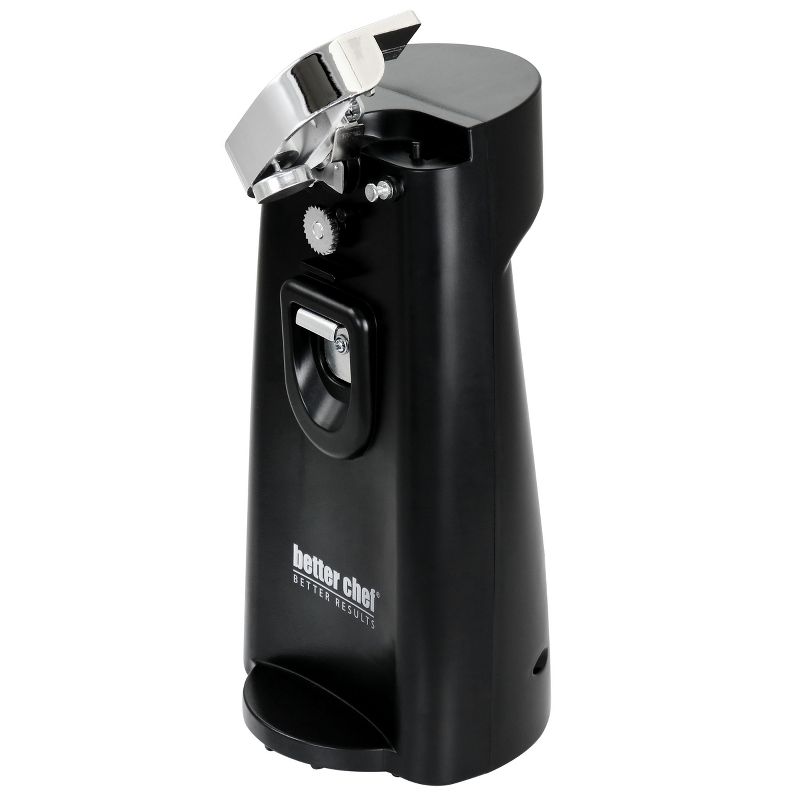Better Chef Deluxe Electric Can Opener with Built in Knife Sharpener and Bottle Opener in Black, 5 of 8