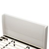 KWPZQEB Platform Bed Frame with High Upholstered Headboard and Wooden Slats Support, Linen Cloth, No Box Spring Needed, Easy Assembly - 4 of 4