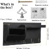 LunaLulinlk Key Holder for Wall, Mail Holder Organizer Wall Mount with Shelf, Hanging Key Rack Hanger with Hooks Decorative - 2 of 4