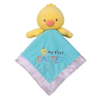 Magic Years 13" Duck Snuggle Buddies with Message and Rattle Crib Toy